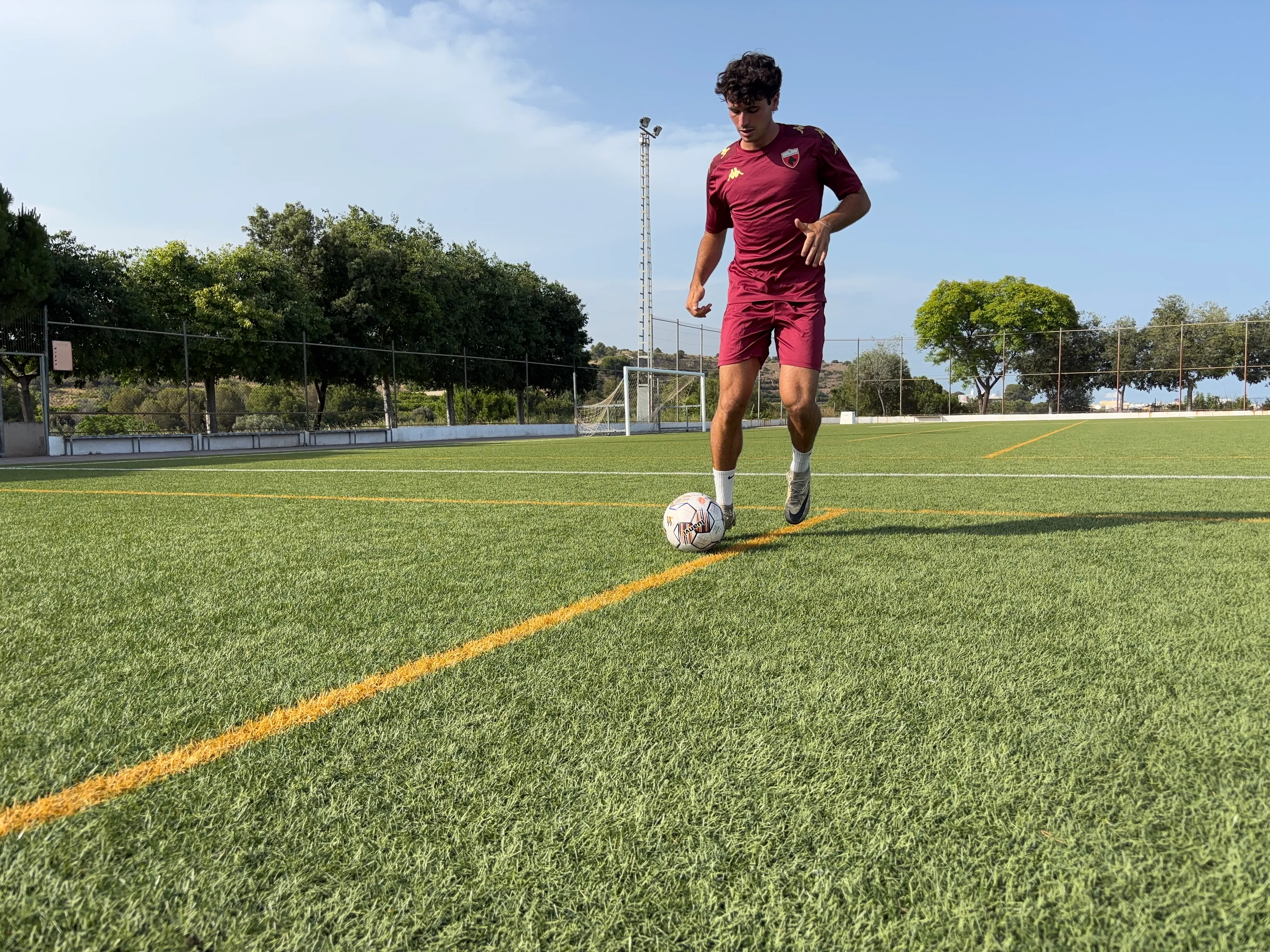 Jugador en el campo